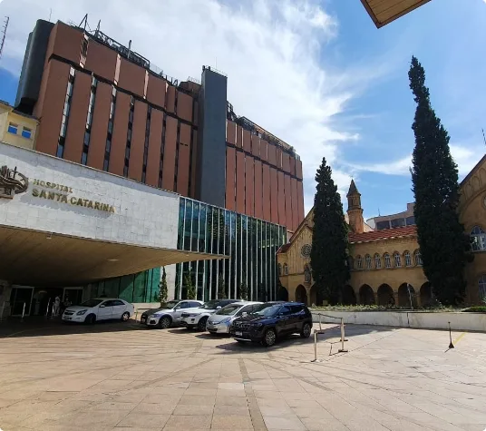 Fachada do Hospital Santa Catarina